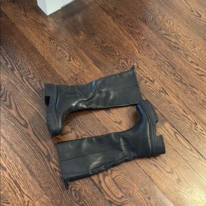 Sam Edelman Black Knee-High Leather Boots